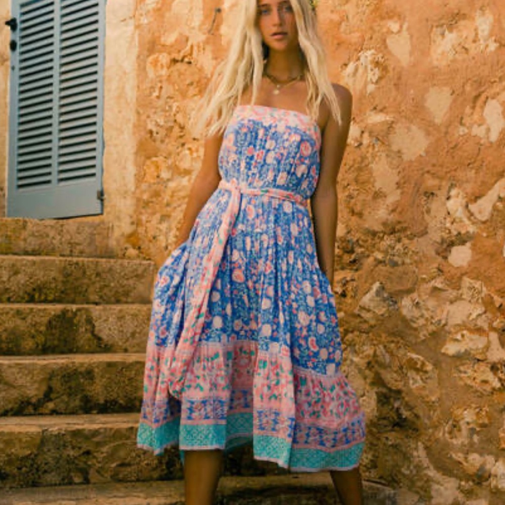 Billabong Wish for You midi dress size small/p